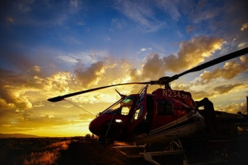 Insane helicopter ride over the Gran Canyon (Colorado)